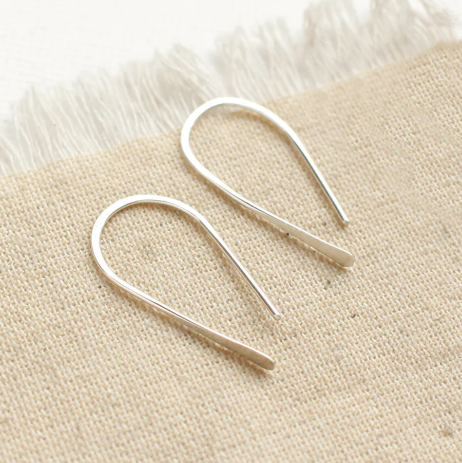 Silver Hook Earrings