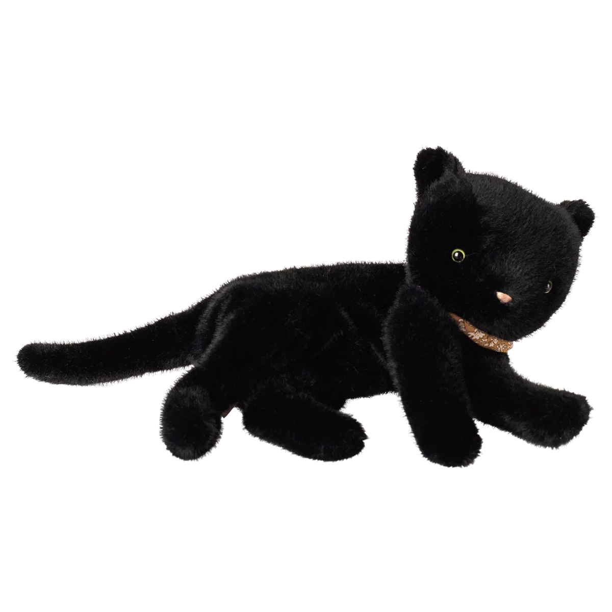 Plush Sleeping Kitty Cat - Black