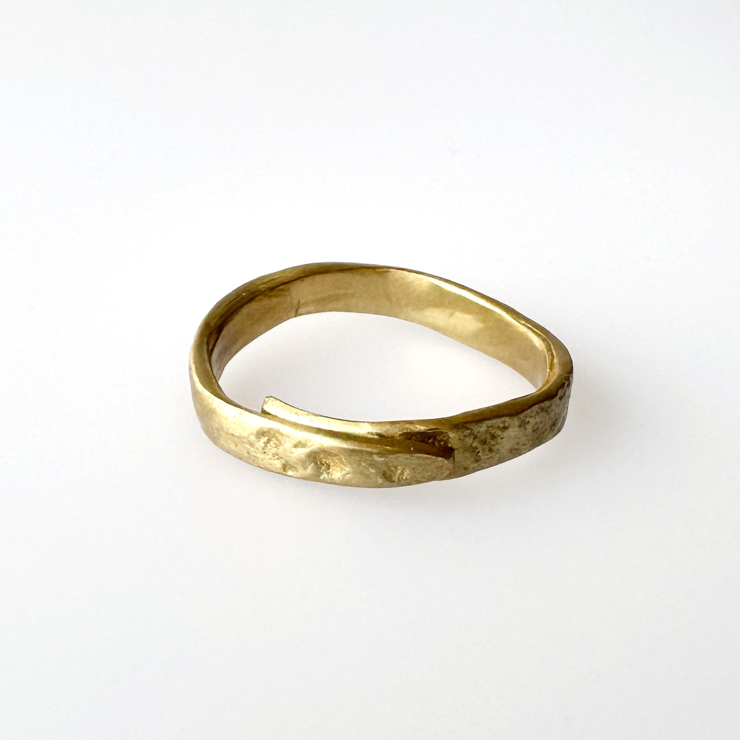 Brass Slender Wrap Ring