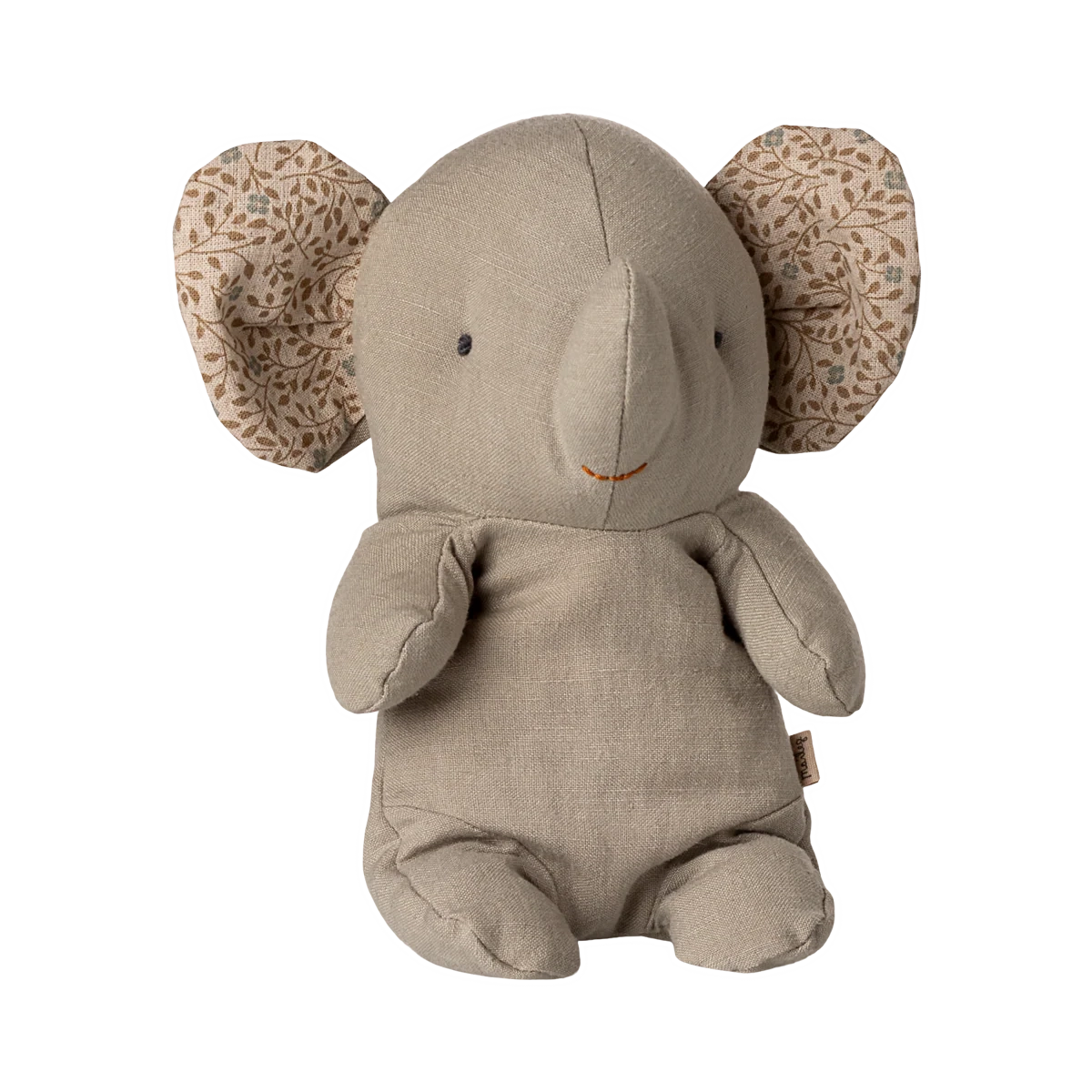 Small Stuffed Elephant - Grey