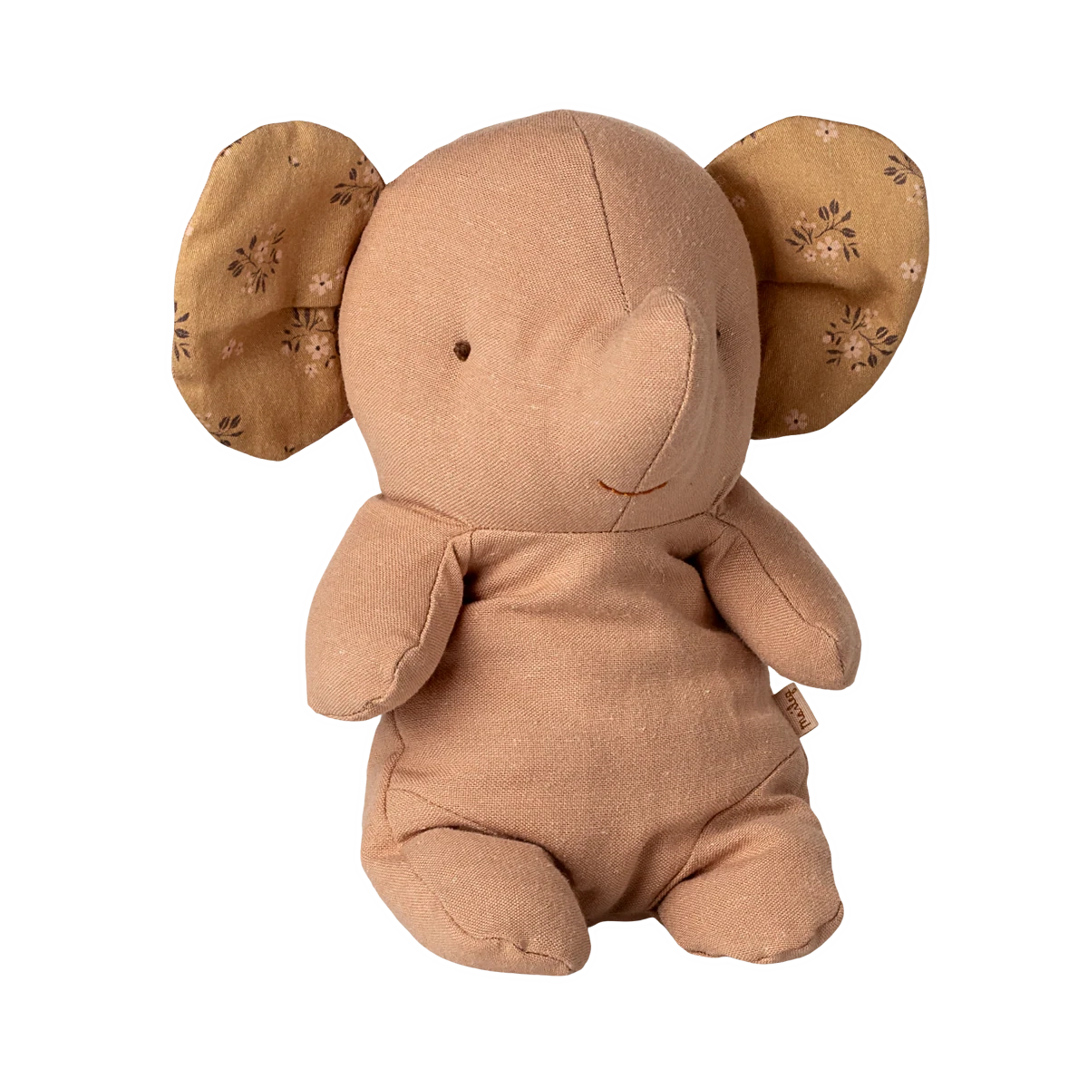Small Stuffed Elephant - Powder Pink