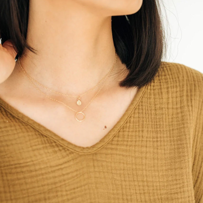 Sol Circle Necklace