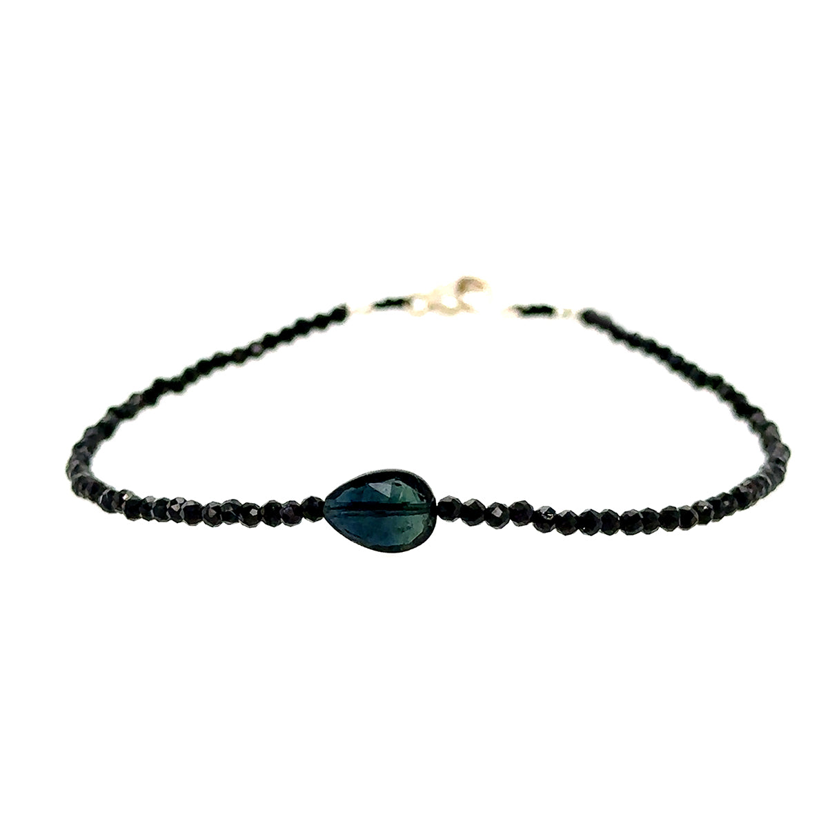 Black Spinel + Dark Tourmaline Strand Bracelet