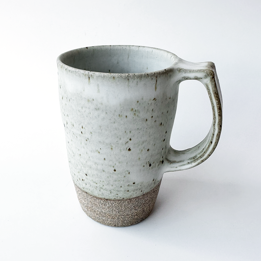 Speckled Tall Square Handle Mug