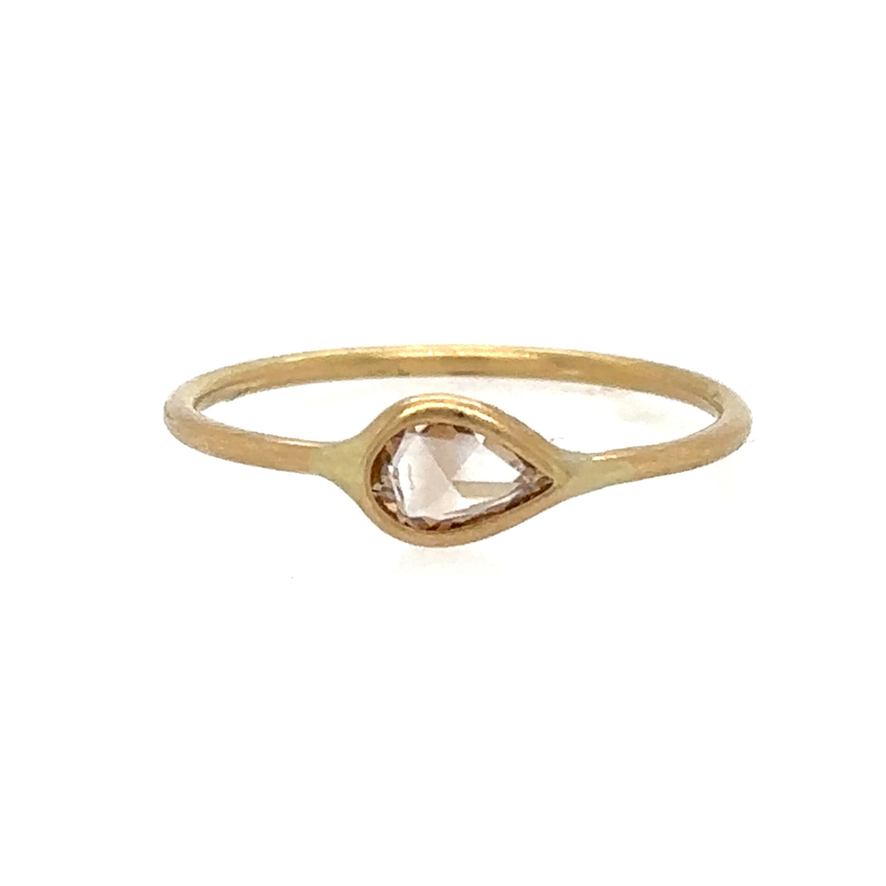 Starling Teardrop Rose Cut Diamond Ring