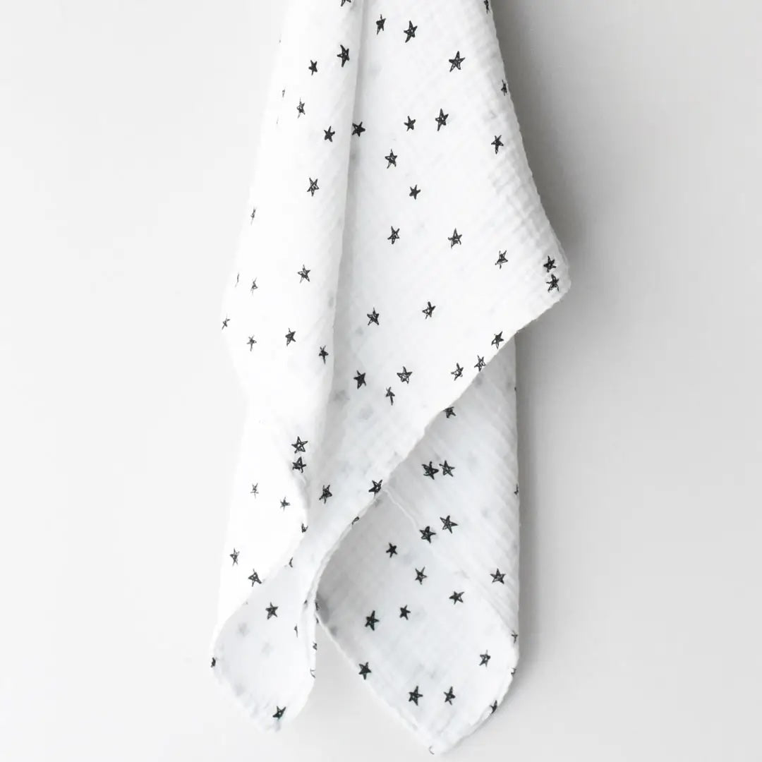 Organic Muslin Swaddle - Stars