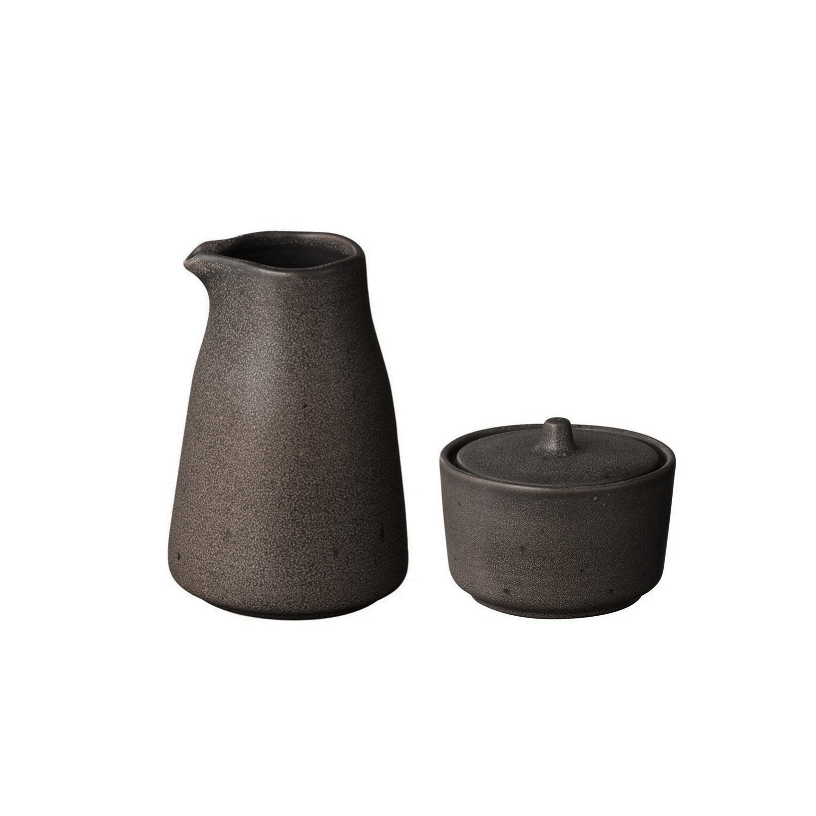 Espresso Black Cream and Sugar Set