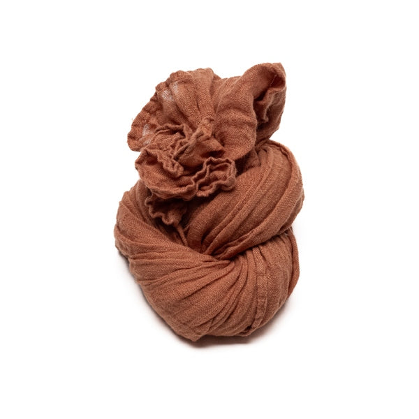 Linen Summer Scarf - Mocha