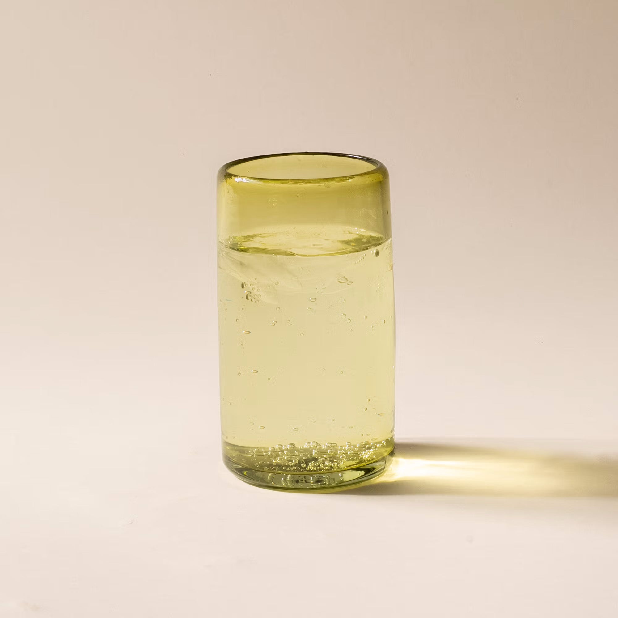 Recycled Handblown Glass Tumbler - Peridot