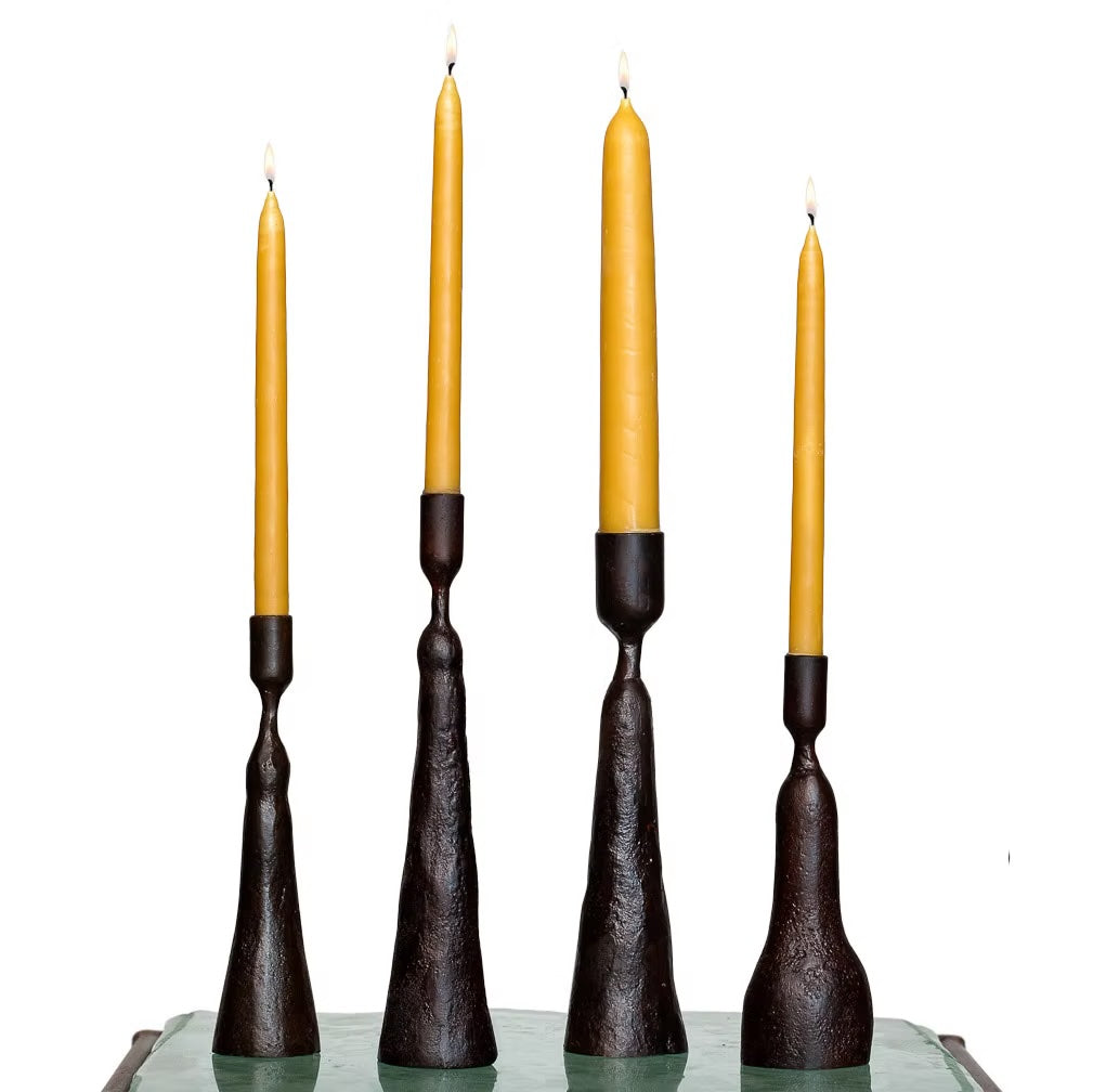 Tribe Iron Candlestick