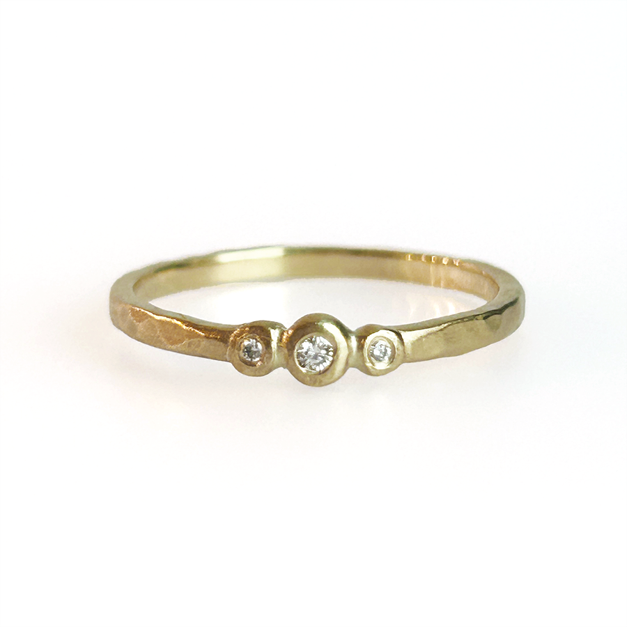 Diamond Trio Stacking Ring