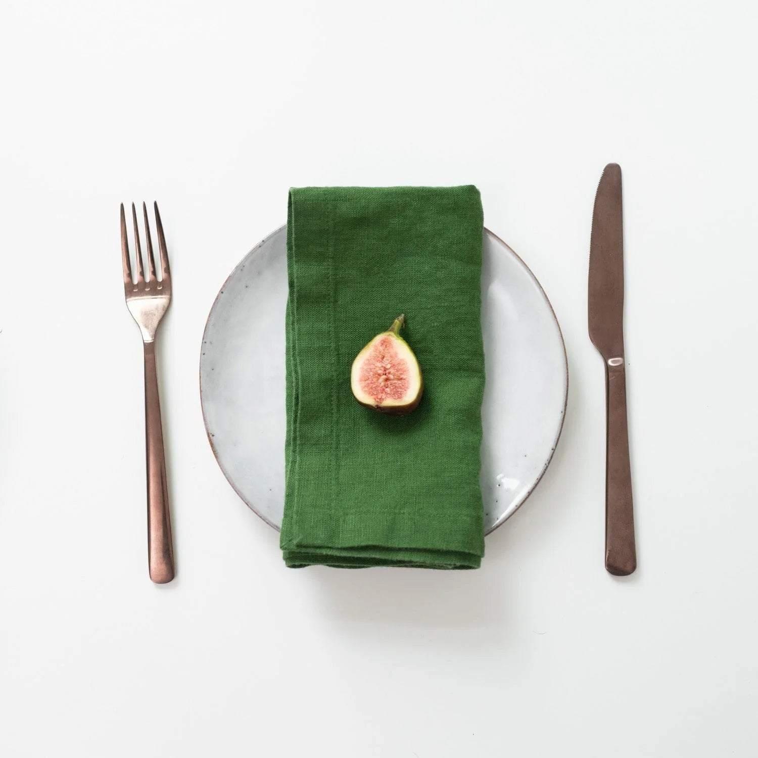 Linen Napkins - Set/2 - True Green