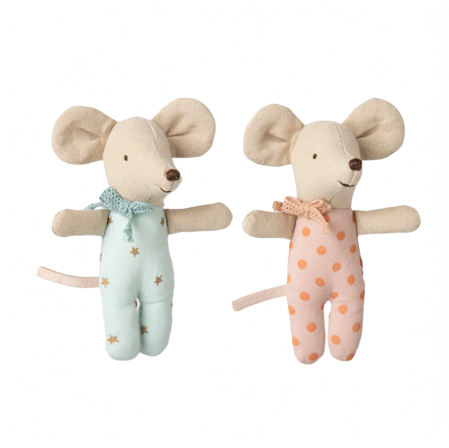 Baby Twins Mice in Matchbox