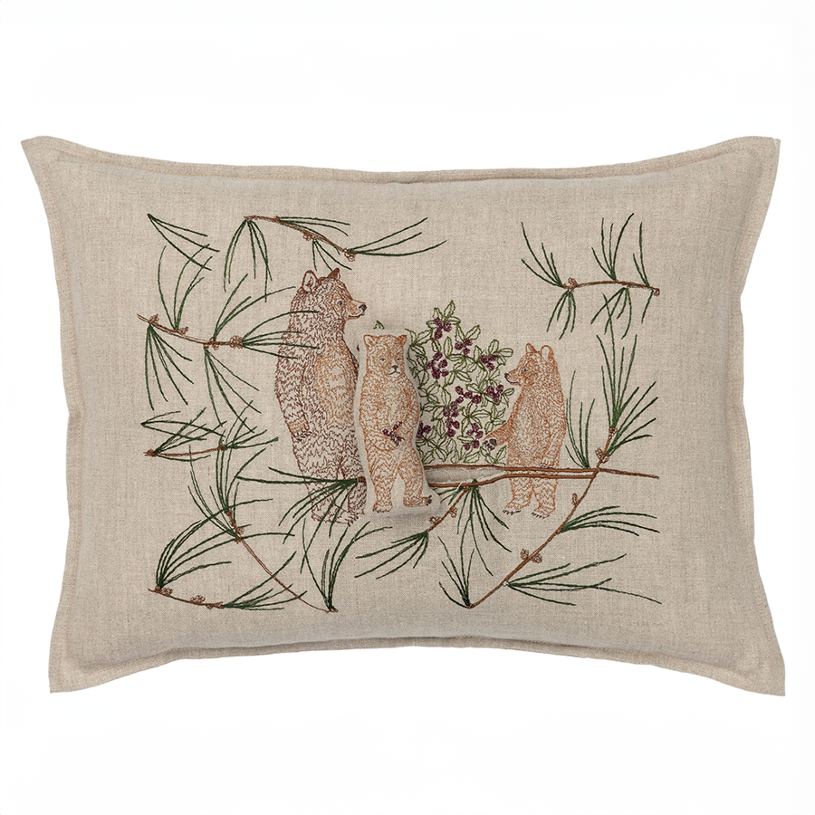 Briar Bear Pocket Pillow