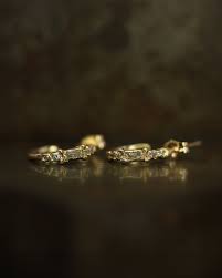 X Legacy Mixed Diamond Small Scatter Hoop Earrings