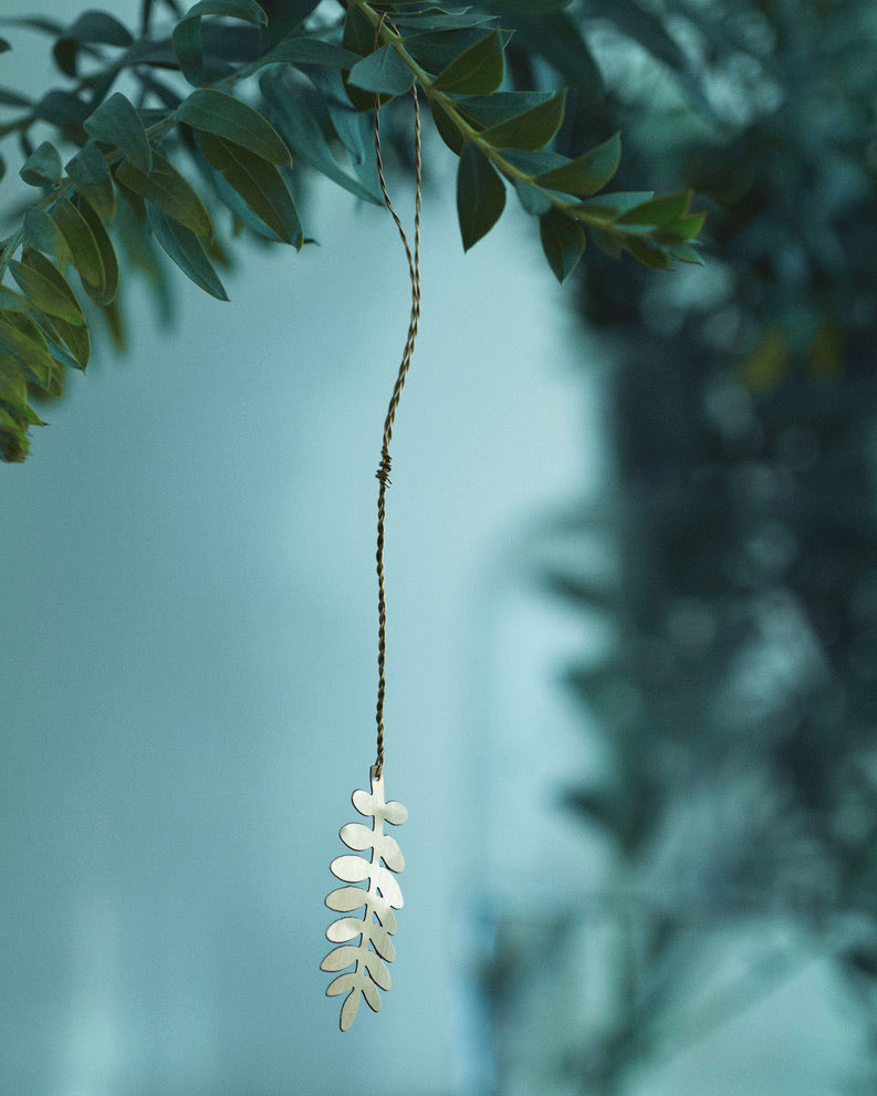 Brass Fern Ornament