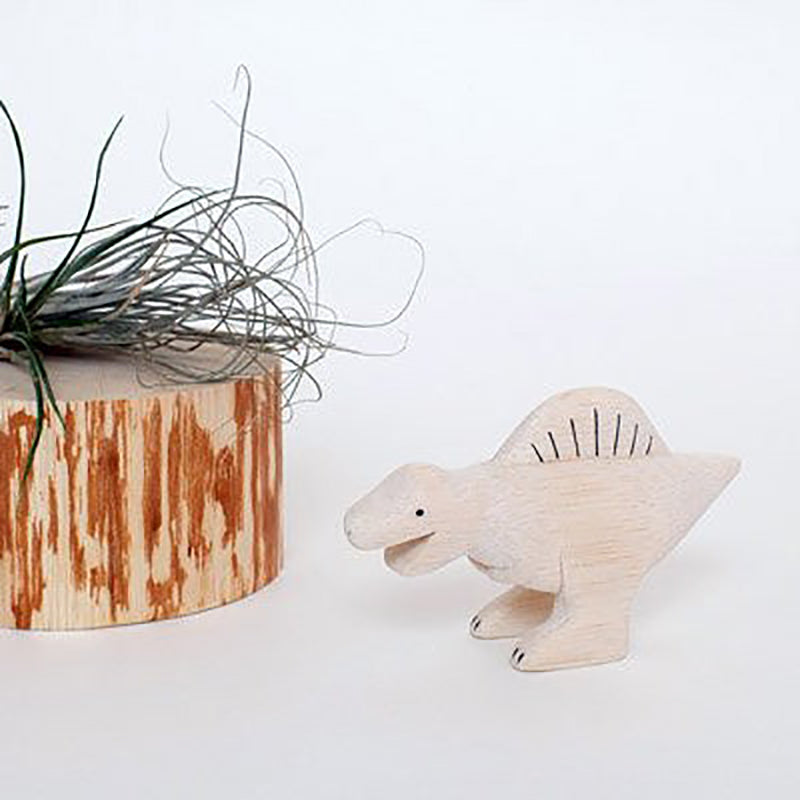 Tiny Wooden Dino Spinosaurus