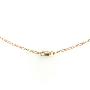 14k Baby Paperclip Chain Necklace