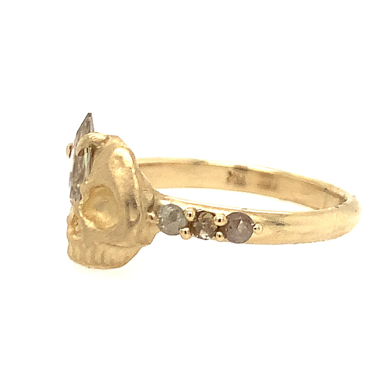 14k Mind's Eye Skull Ring