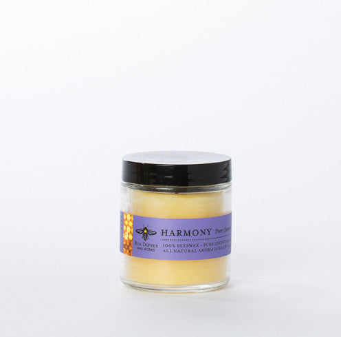 Short Beeswax Glass Jar Candle - KESTREL