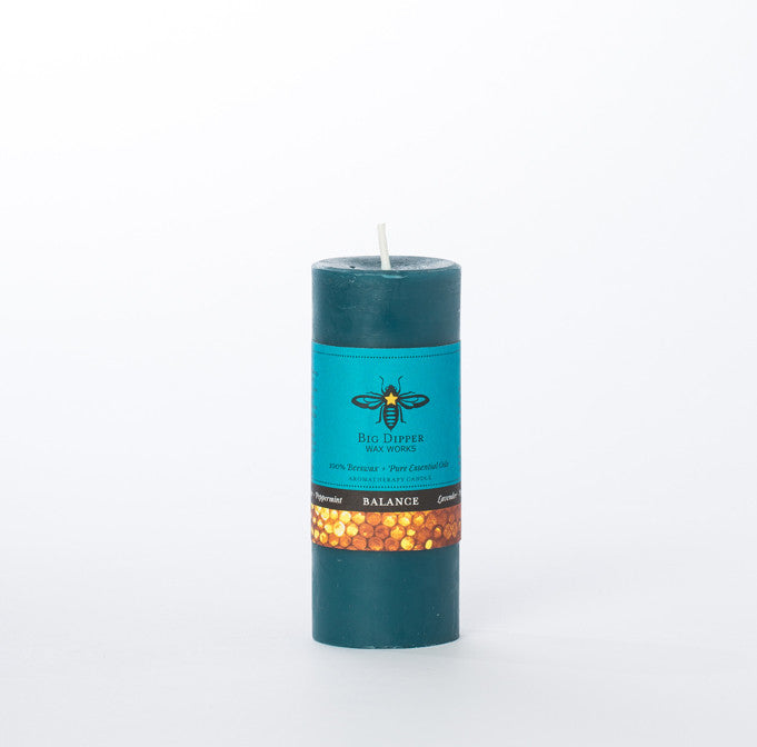 Beeswax Small Pillar Candle - KESTREL