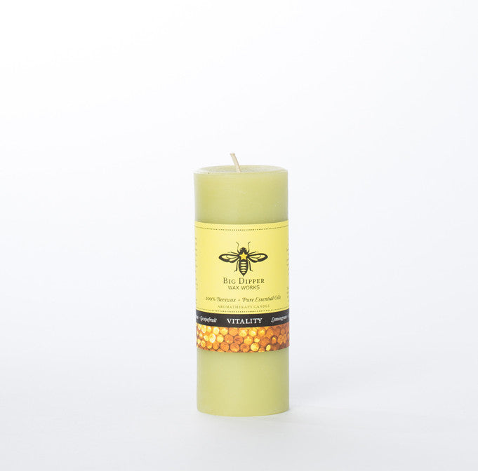 Beeswax Small Pillar Candle - KESTREL