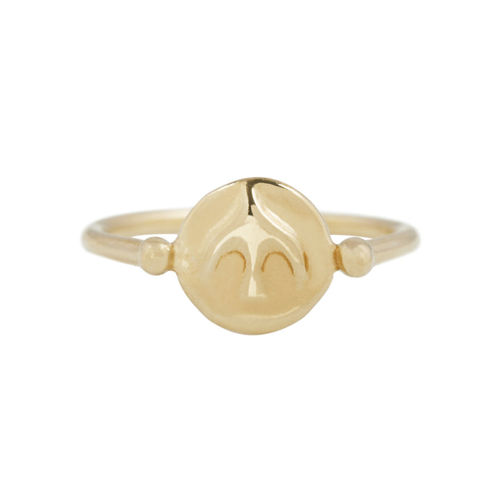 Brass Virginia Dove Ring