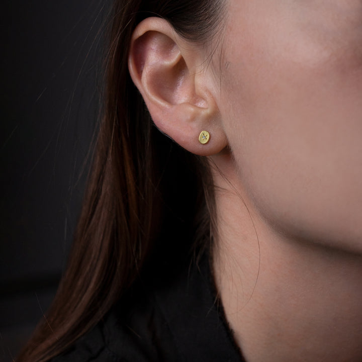 18k Starry Starry Night Studs
