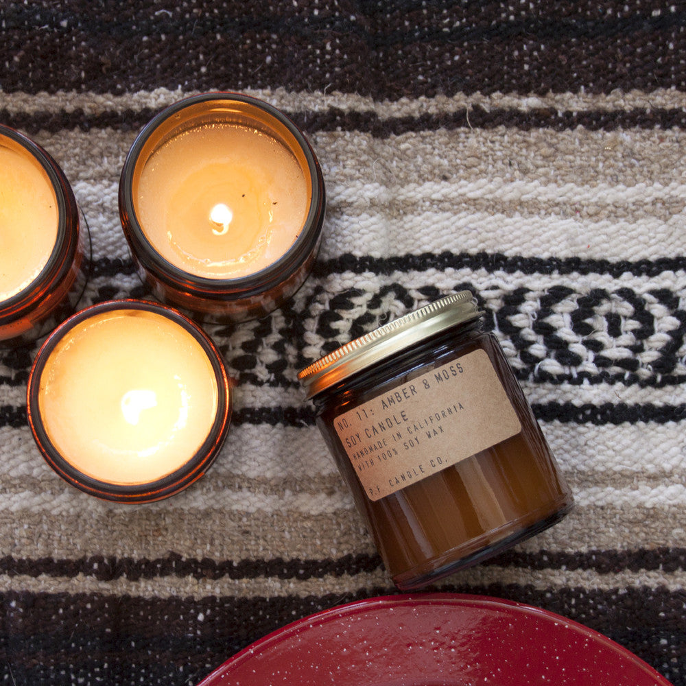 Amber + Moss Soy Candle - KESTREL