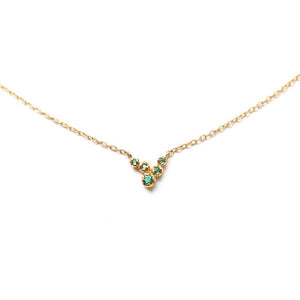 14k Akari Emerald Necklace