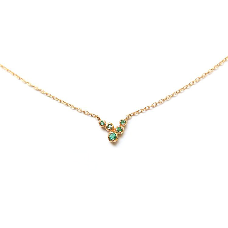 14k Akari Emerald Necklace