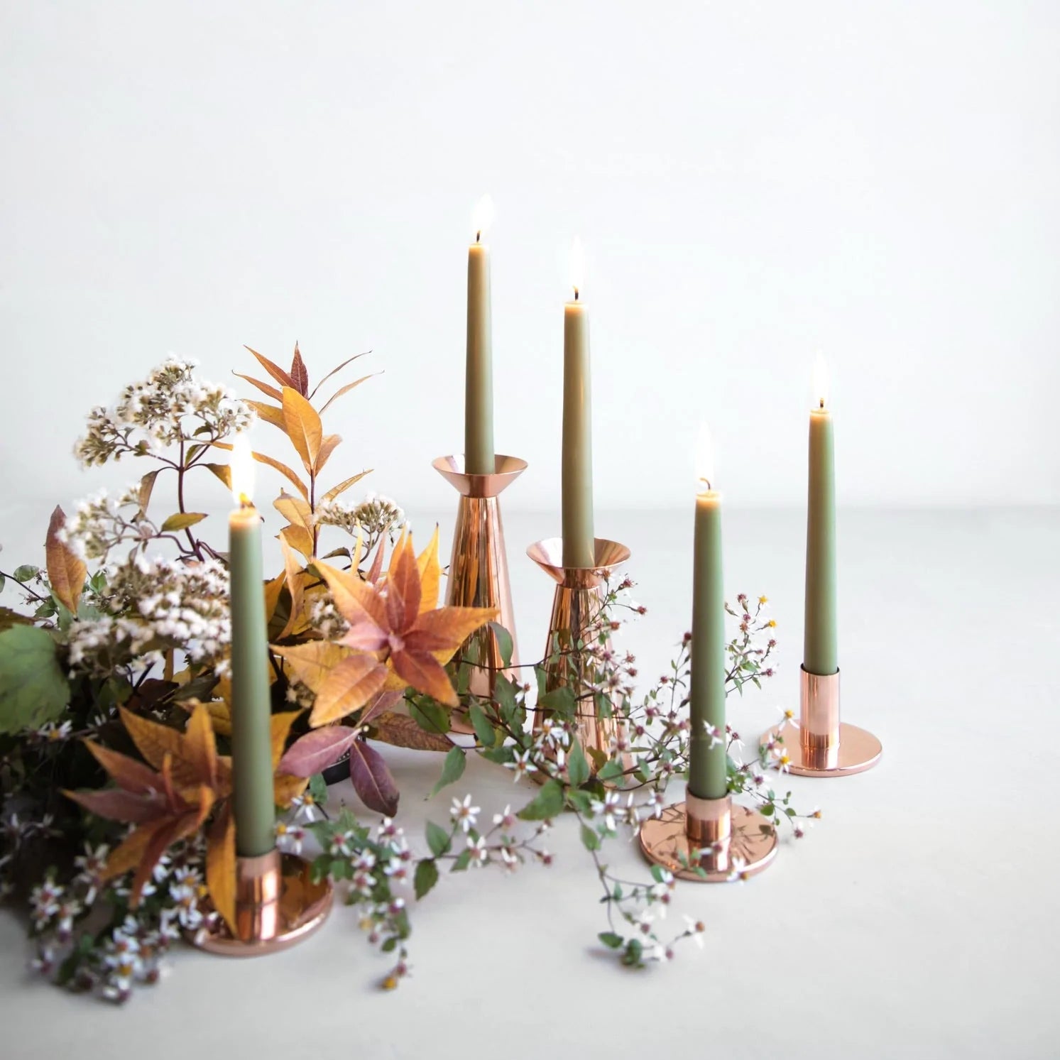 9" Bayberry Taper Candles