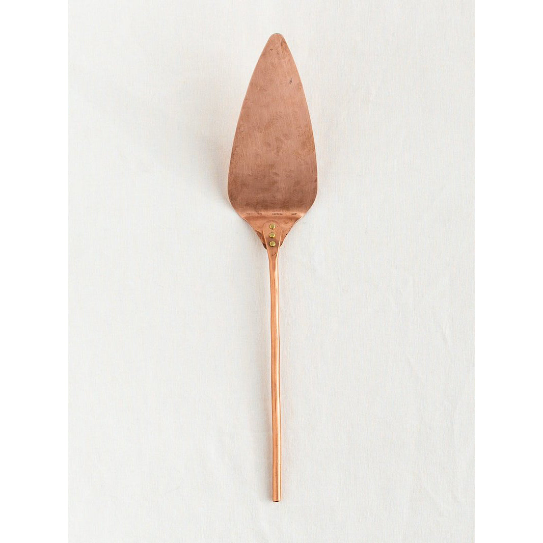 Copper Cake Server