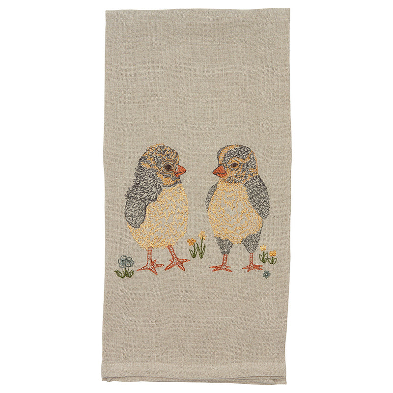 Baby Chickens Tea Towel