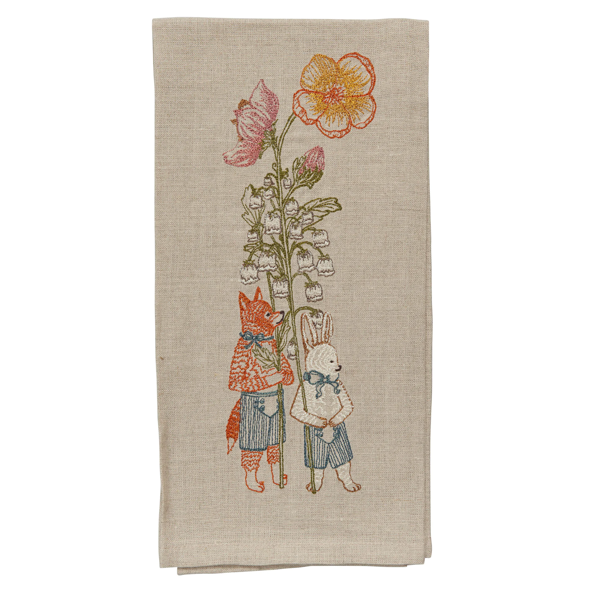 Spring Parade Lily Tea Towel