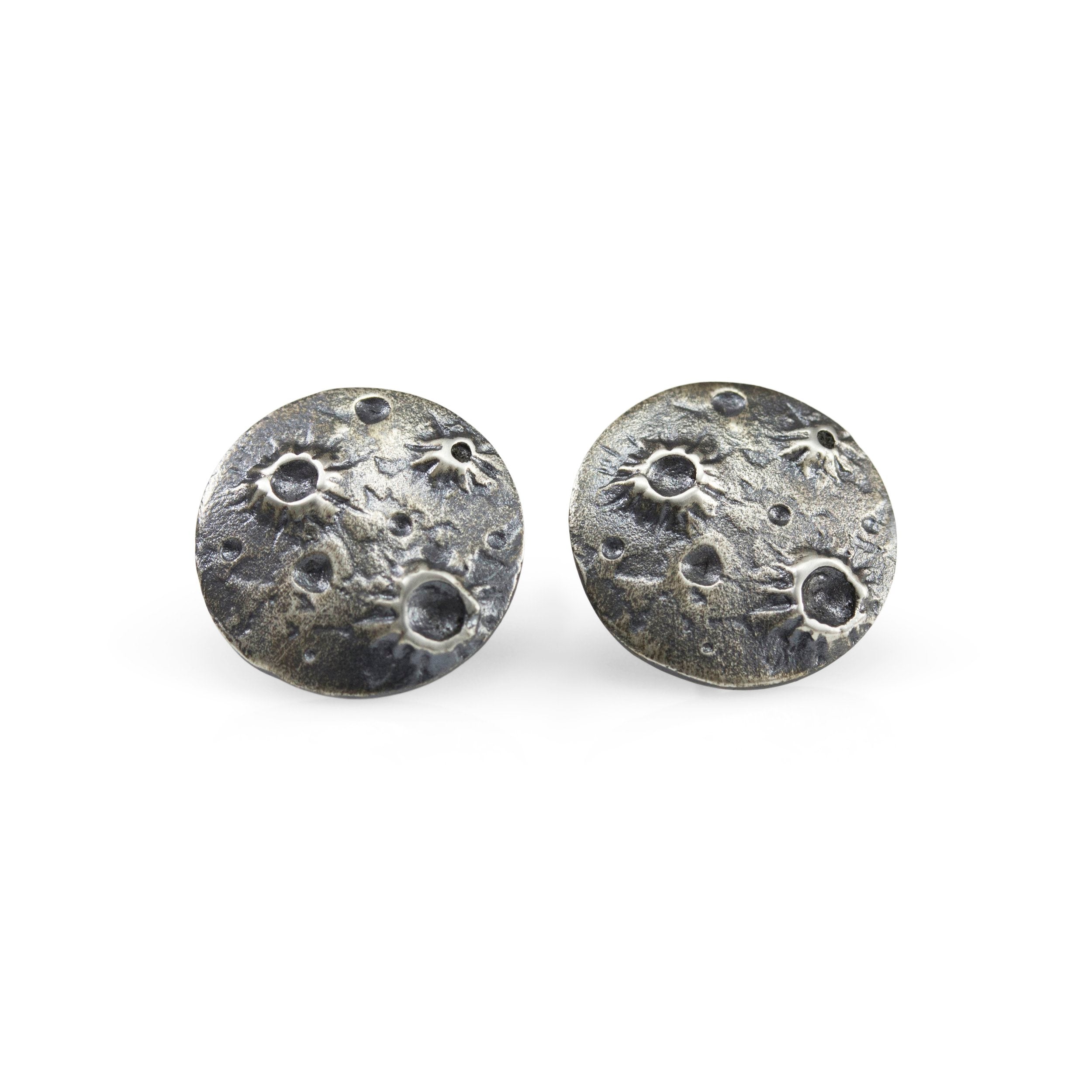 Full Moon Stud Silver