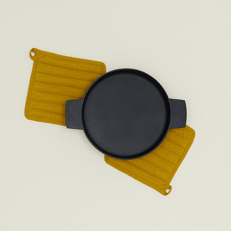 Linen Pot Holder Set of 2