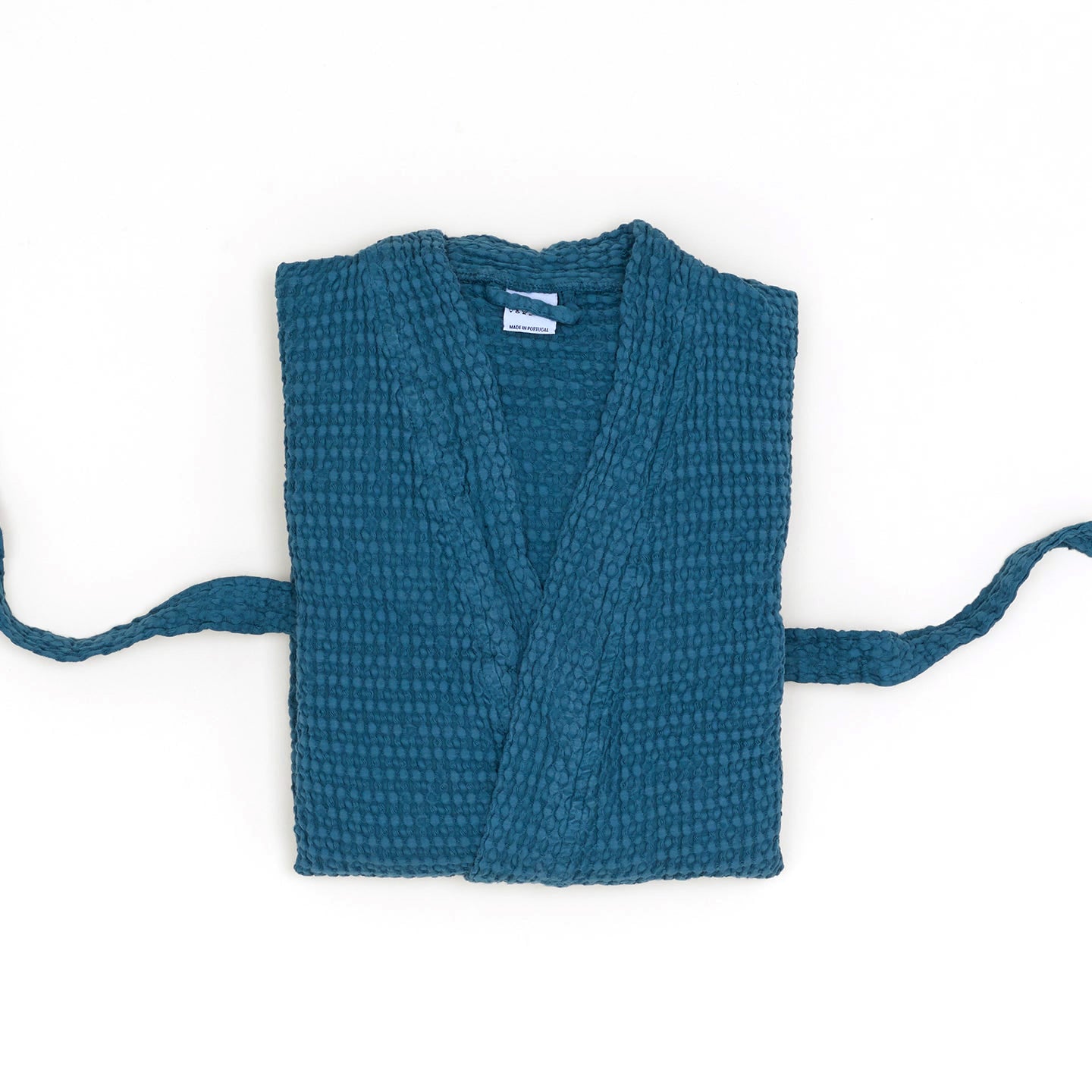 Waffle Bathrobe - Peacock