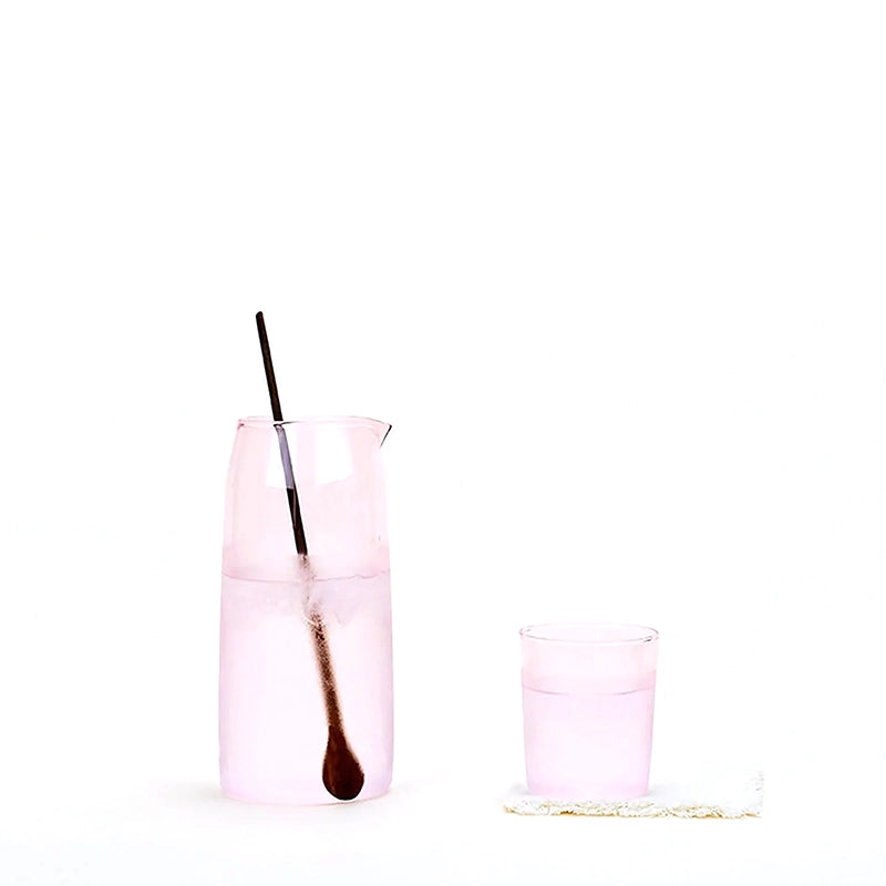 Essential Glassware Pitcher Blush