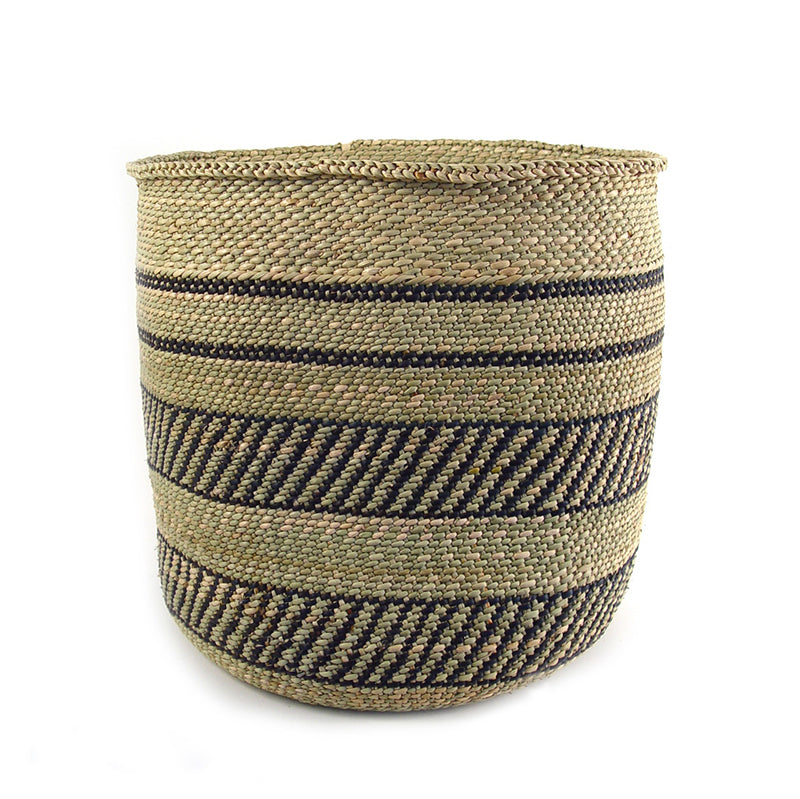Iringa Basket - Stripe Black