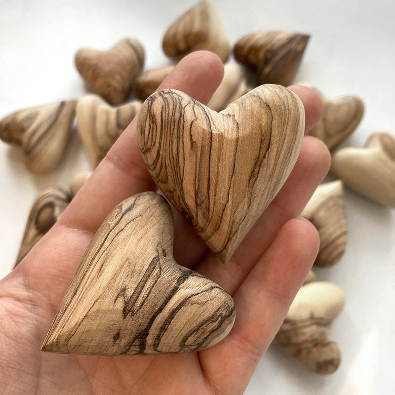 Olive Wood Heart
