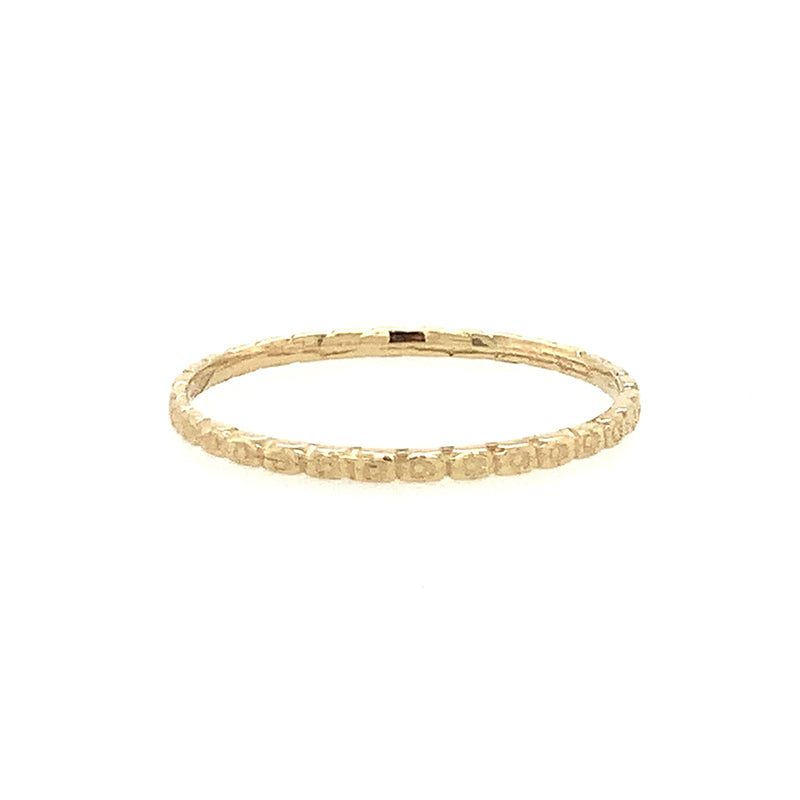 14k Tiny Circles Stacking Ring