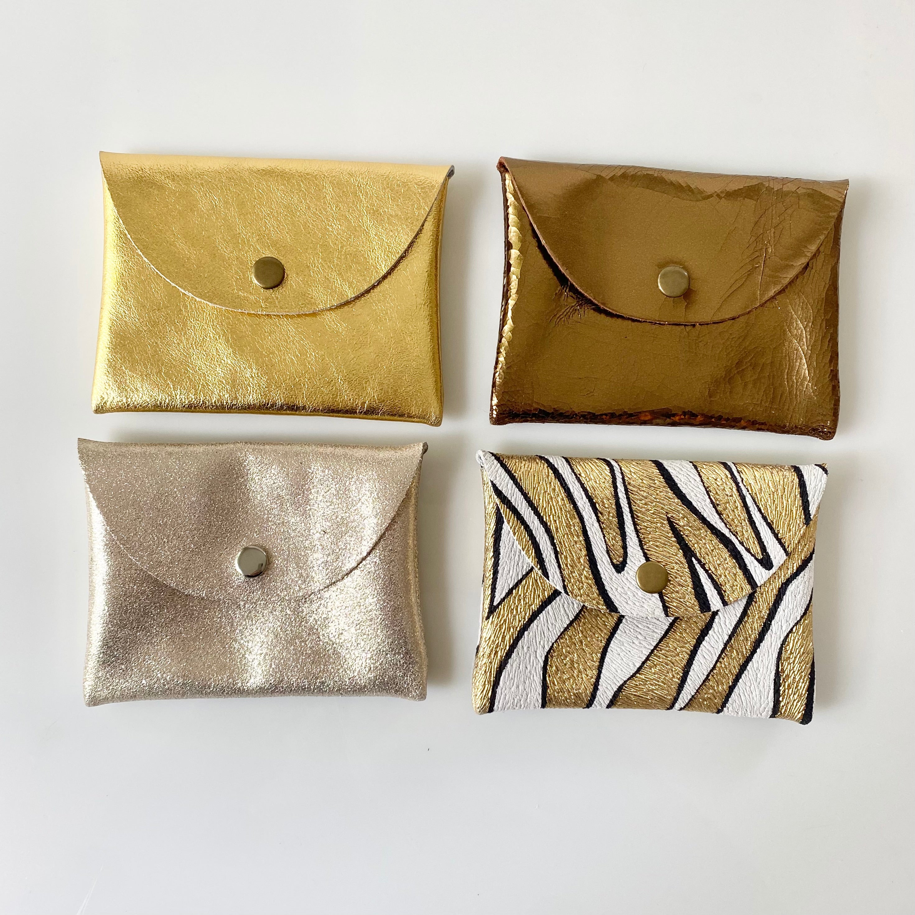 Medium Leather Snap Pouch