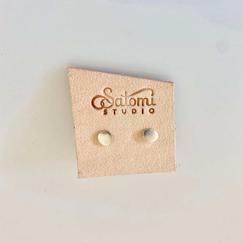 Full Moon Studs - Sterling