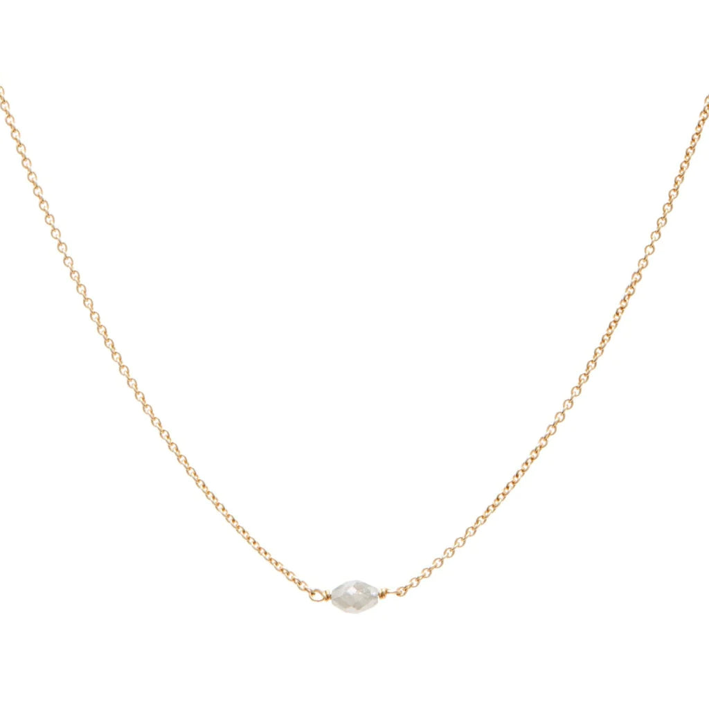 Sweet Diamond Bead Necklace