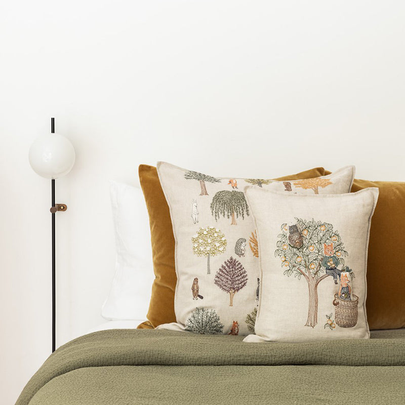 Peach Tree Pocket Pillow