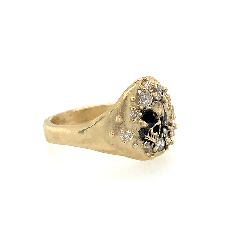 Memento Mori Signet Ring