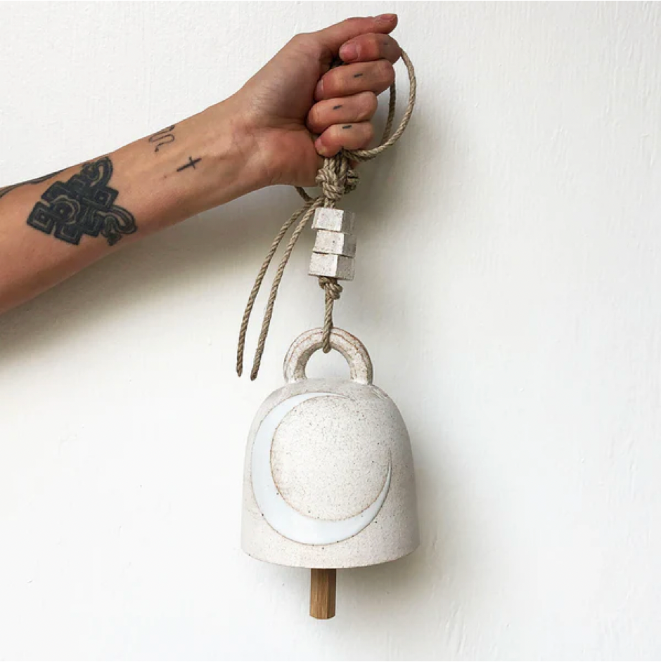 Small Round Thrown Bell - Crescent