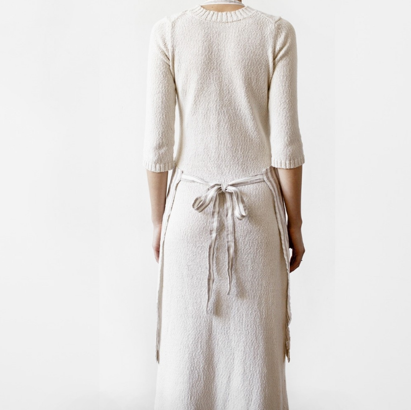 Linen Tales Daily Apron (Thin Stripes) - KESTREL