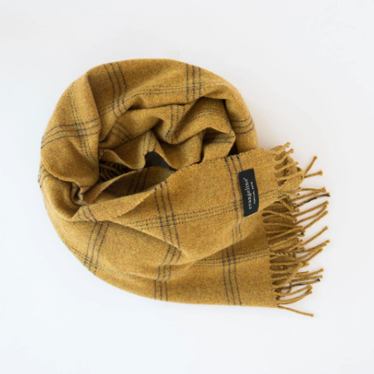 Merino Wool Wrap - Burnt Yellow - KESTREL